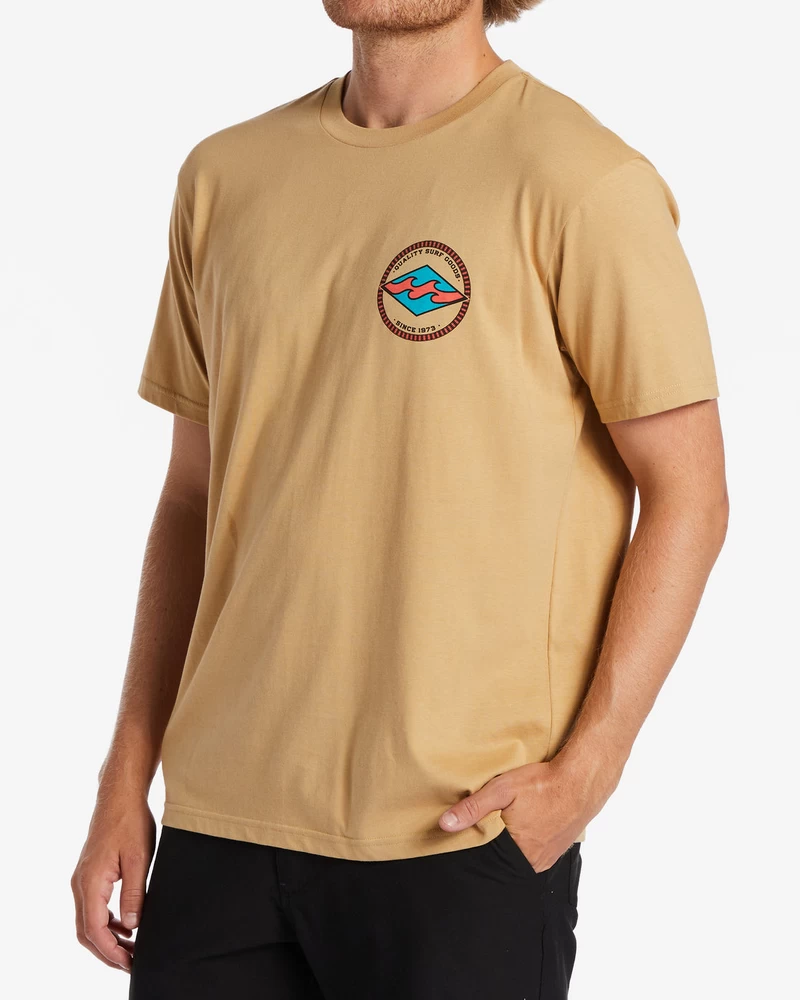 Billabong Rotor Diamond T-Shirt - Dusty Gold