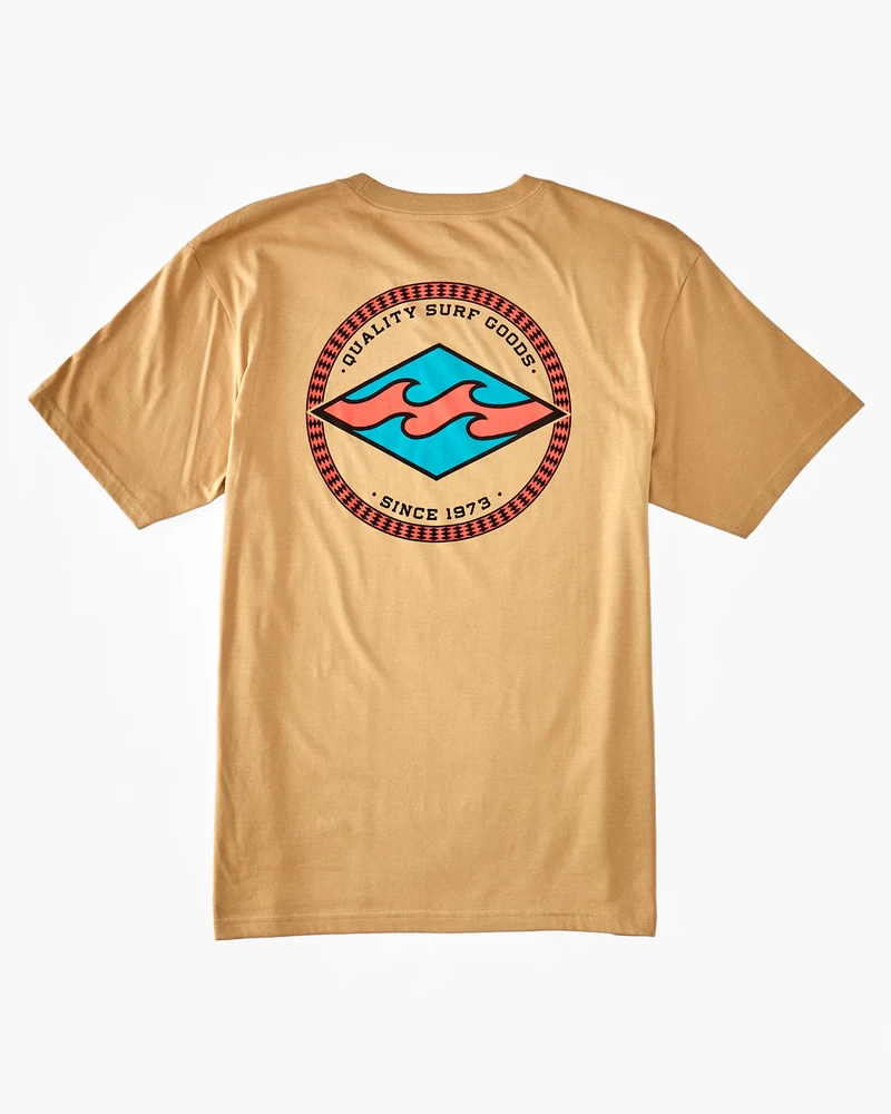 Billabong Rotor Diamond T-Shirt - Dusty Gold