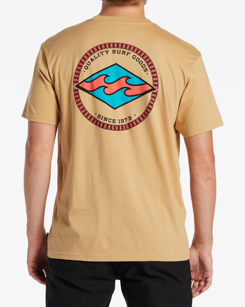 Billabong Rotor Diamond T-Shirt - Dusty Gold