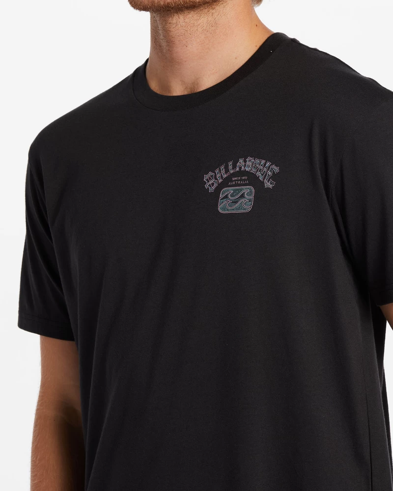 Billabong Theme Arch T-Shirt – Verwaschenes Schwarz