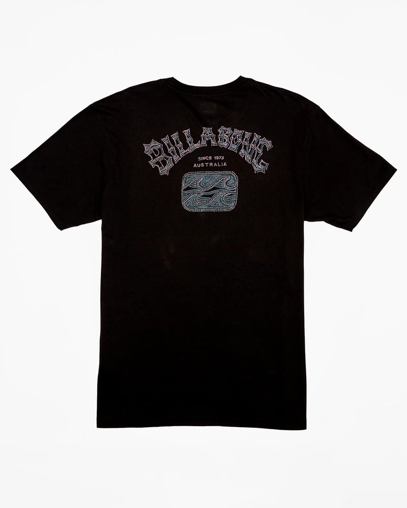 Billabong Theme Arch T-Shirt – Verwaschenes Schwarz