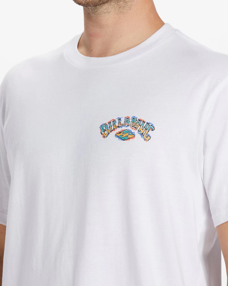 Billabong Theme Arch T-Shirt - White