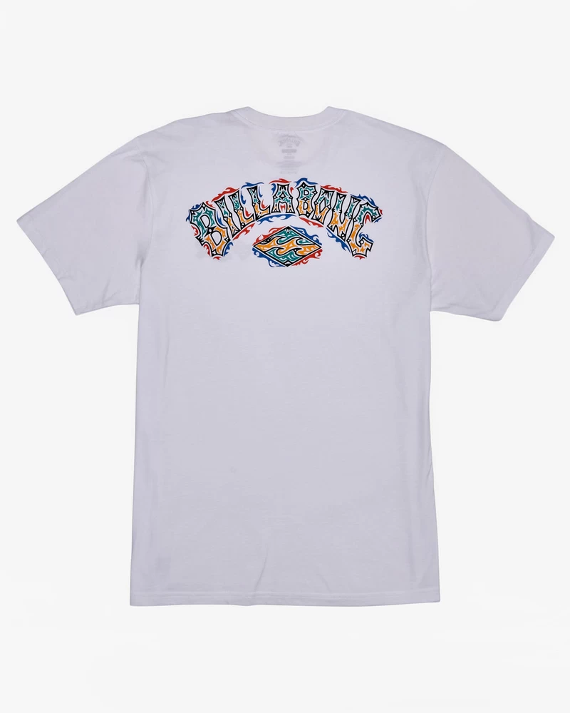 Billabong Theme Arch T-Shirt - White