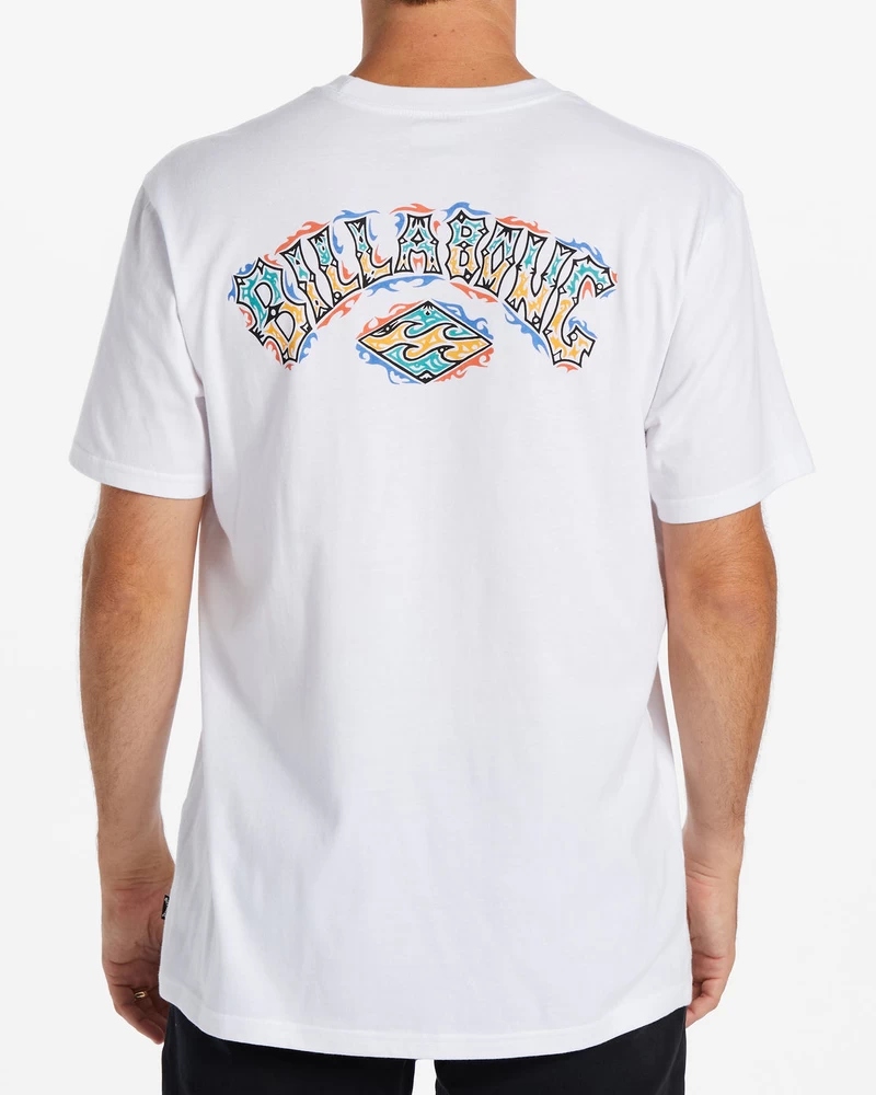 Billabong Theme Arch T-Shirt - White