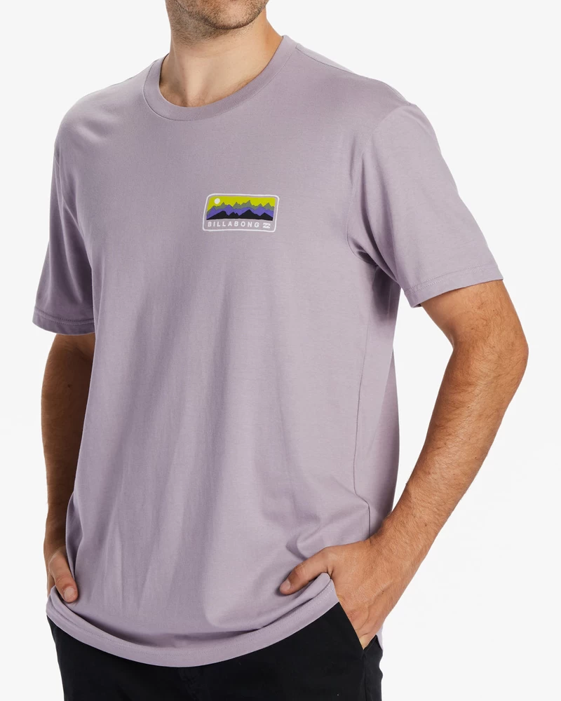 Billabong Range T-Shirt - Purple Ash