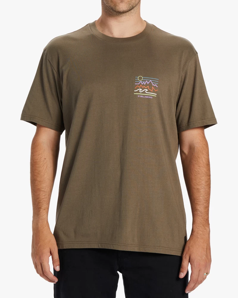 Billabong Peak T-Shirt - Bark