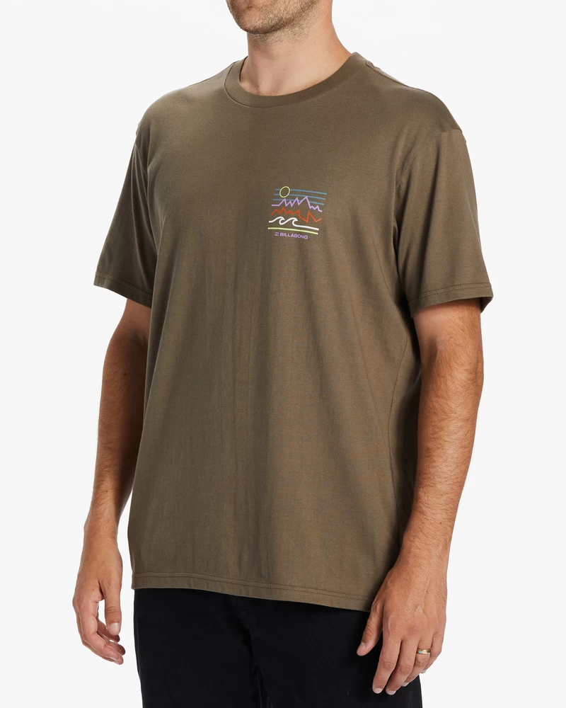 Billabong Peak T-Shirt - Bark