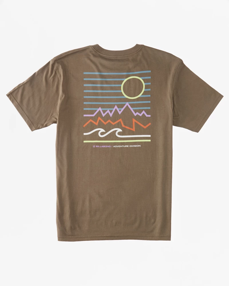 Billabong Peak T-Shirt - Bark