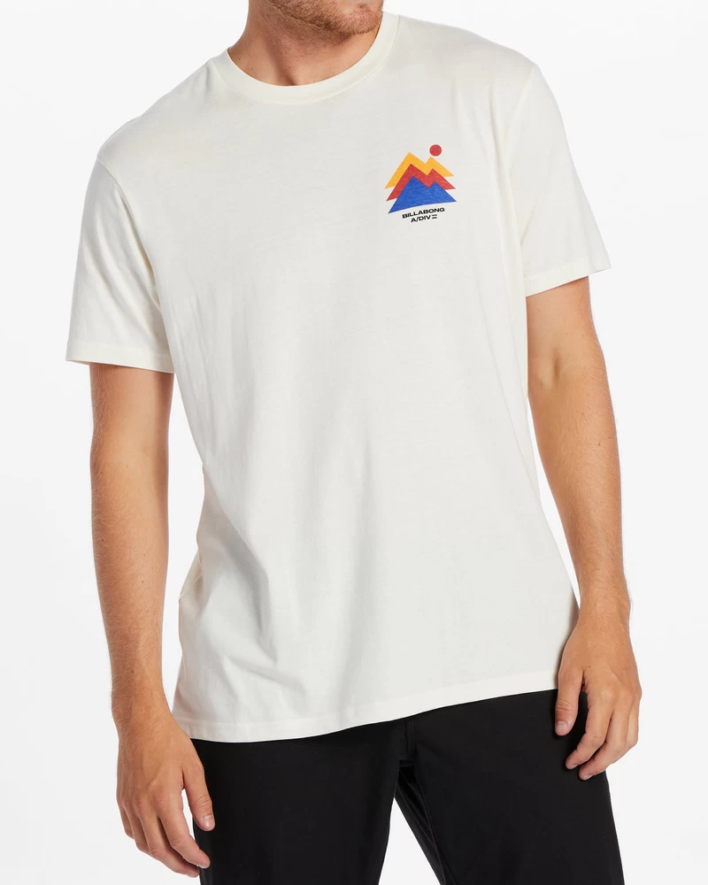 Billabong Stepped T-Shirt - Off White