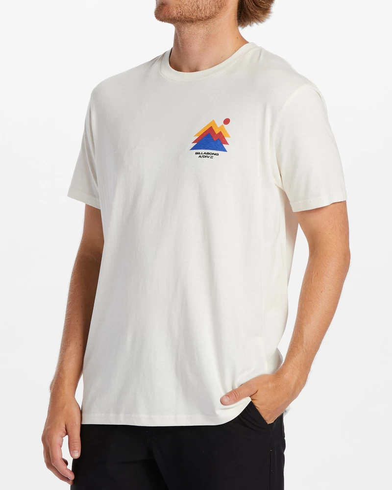 Billabong Stepped T-Shirt - Off White