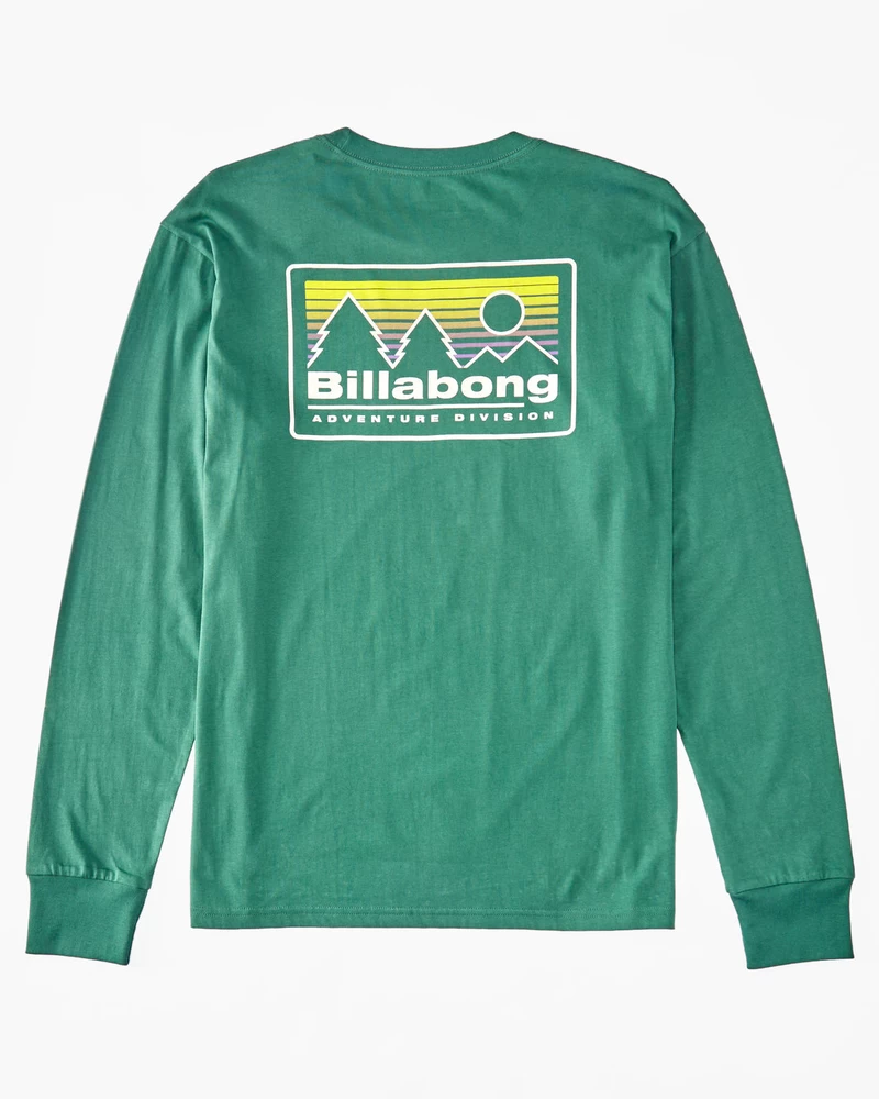 Billabong Range Tričko S Dlhým Rukávom - Jungle