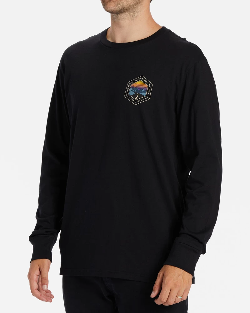Billabong Rockies Long Sleeve T-Shirt - Black