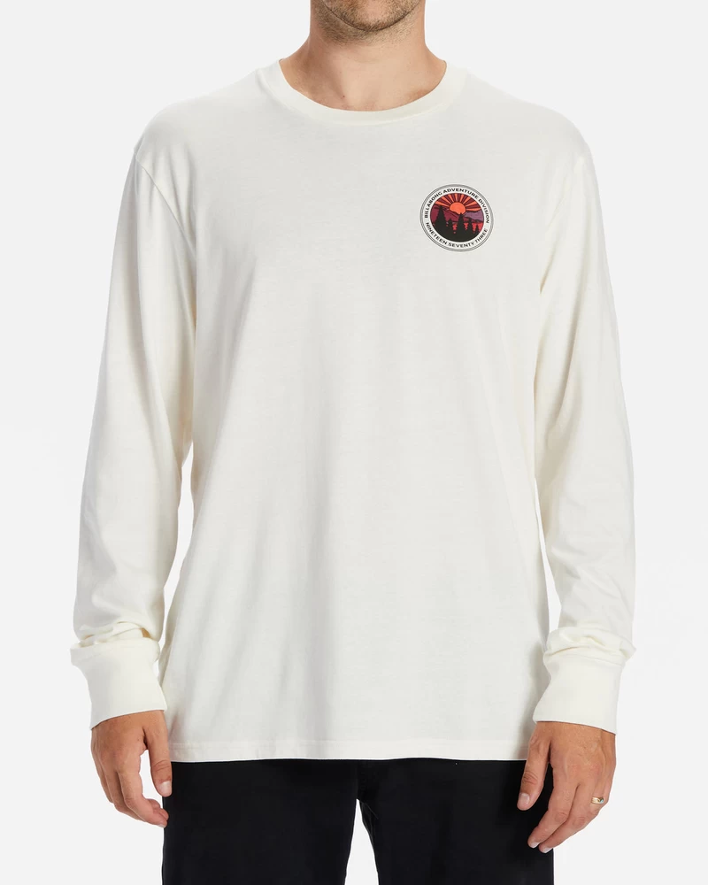 Billabong Rockies Langermet T-skjorte - Off White