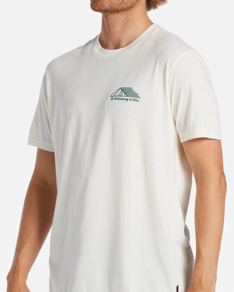 Billabong A/Div Run Club T-Shirt - Off White