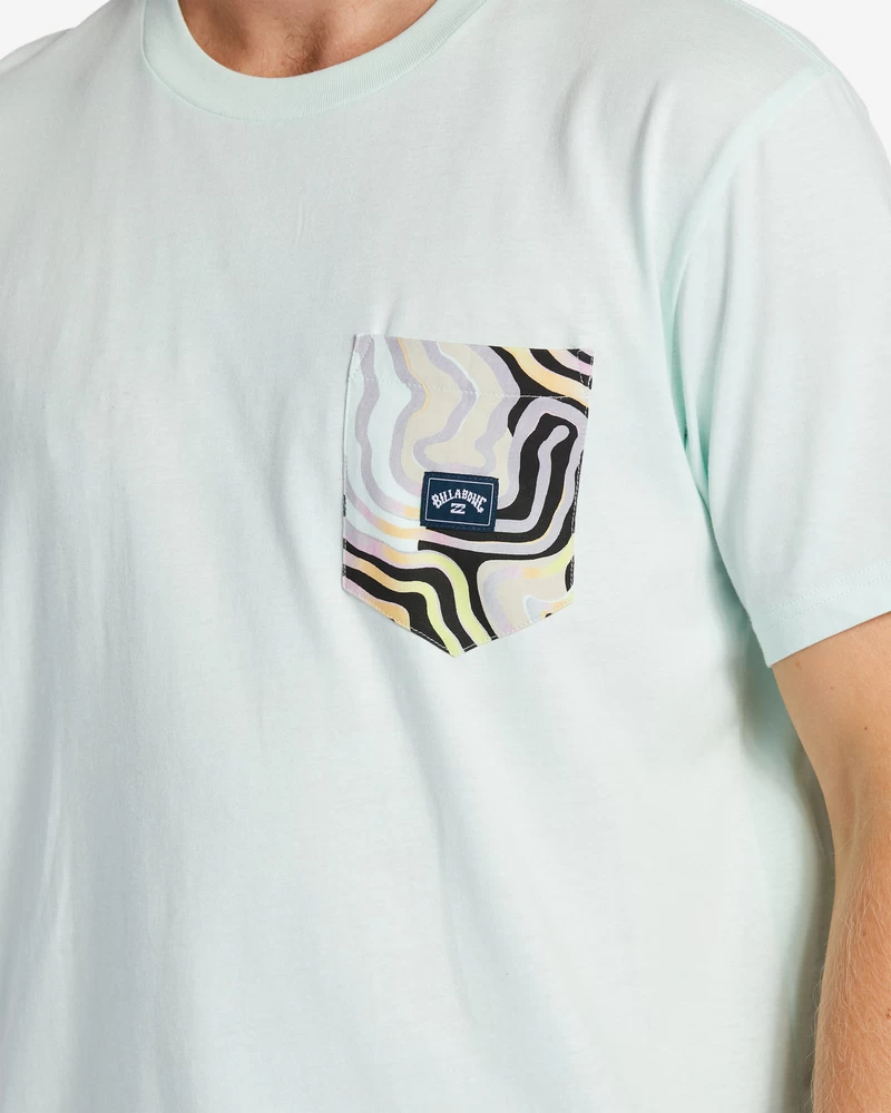 T-shirt à Poche Billabong Team - Seaglass