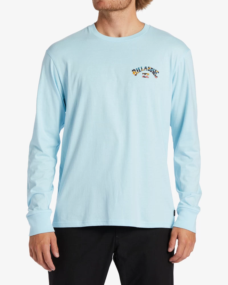 Billabong Arch Fill Long Sleeve T-Shirt - Coastal Blue