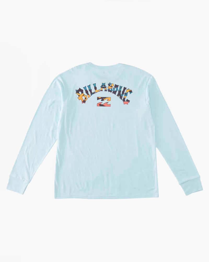 Billabong Arch Fill Long Sleeve T-Shirt - Coastal Blue
