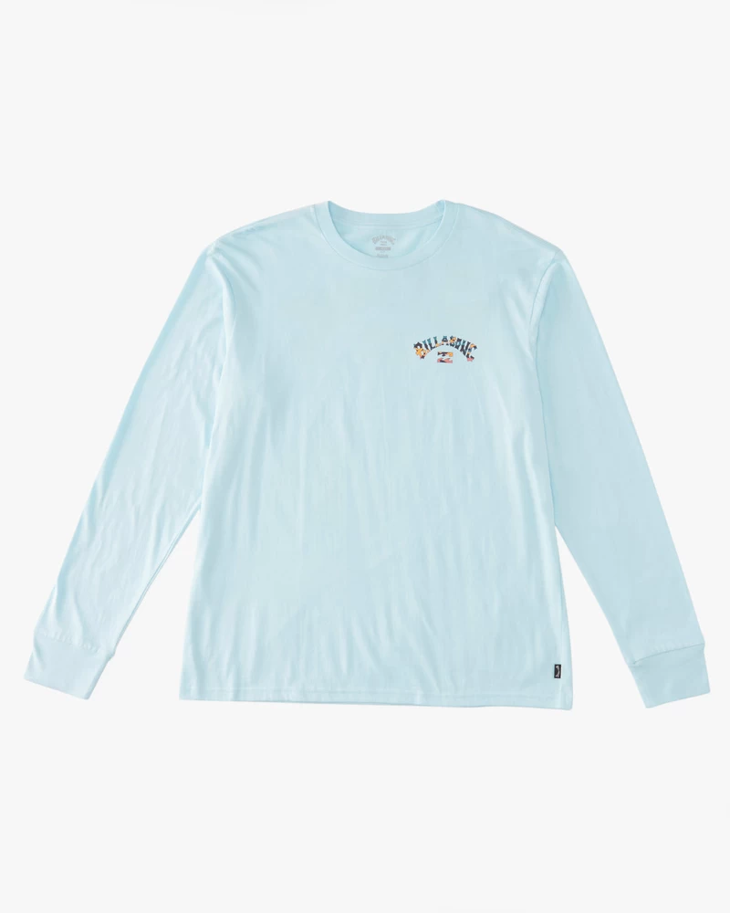 Billabong Arch Fill Long Sleeve T-Shirt - Coastal Blue