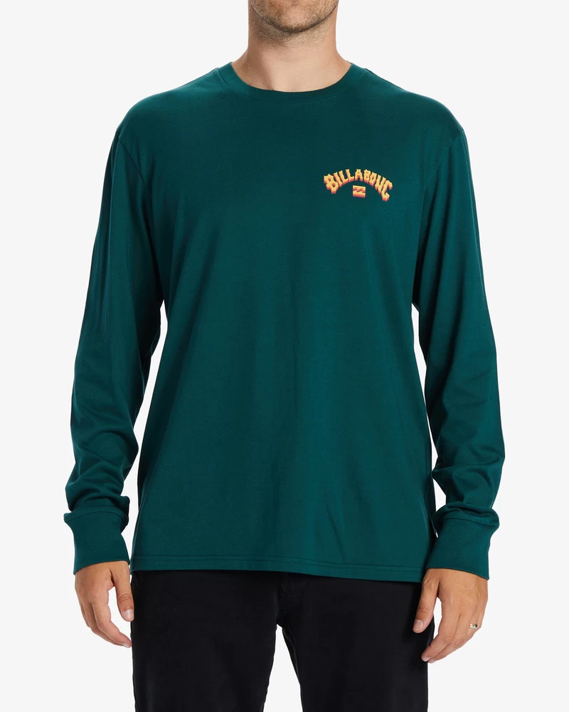 Billabong Arch Fill Long Sleeve T-Shirt - Deep Teal