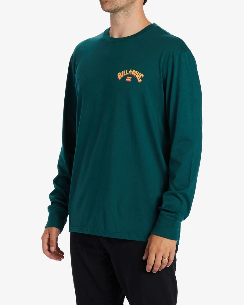 Billabong Arch Fill Long Sleeve T-Shirt - Deep Teal