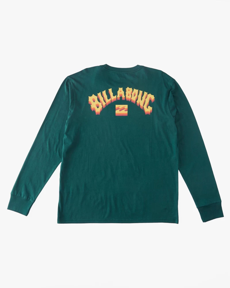 Billabong Arch Fill Long Sleeve T-Shirt - Deep Teal