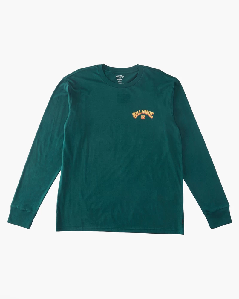 Billabong Arch Fill Long Sleeve T-Shirt - Deep Teal