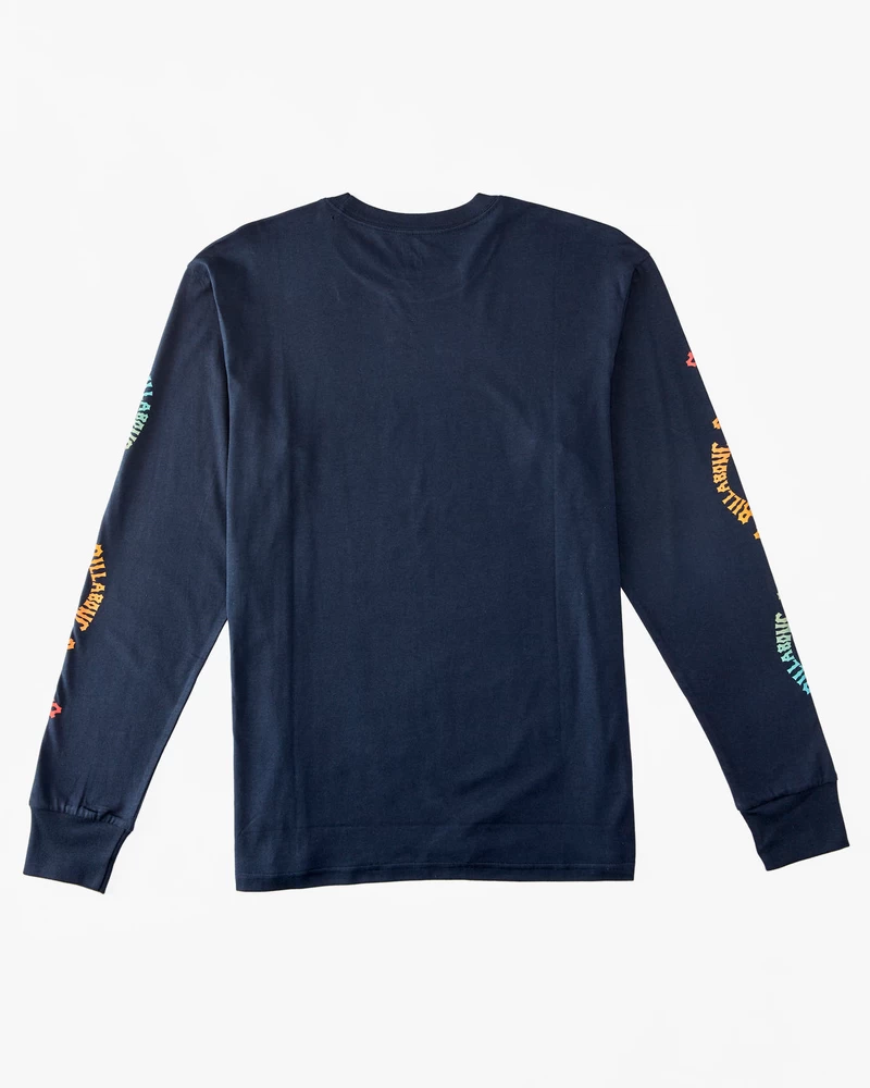Billabong Snaking Arches Long Sleeve T-Shirt - Navy