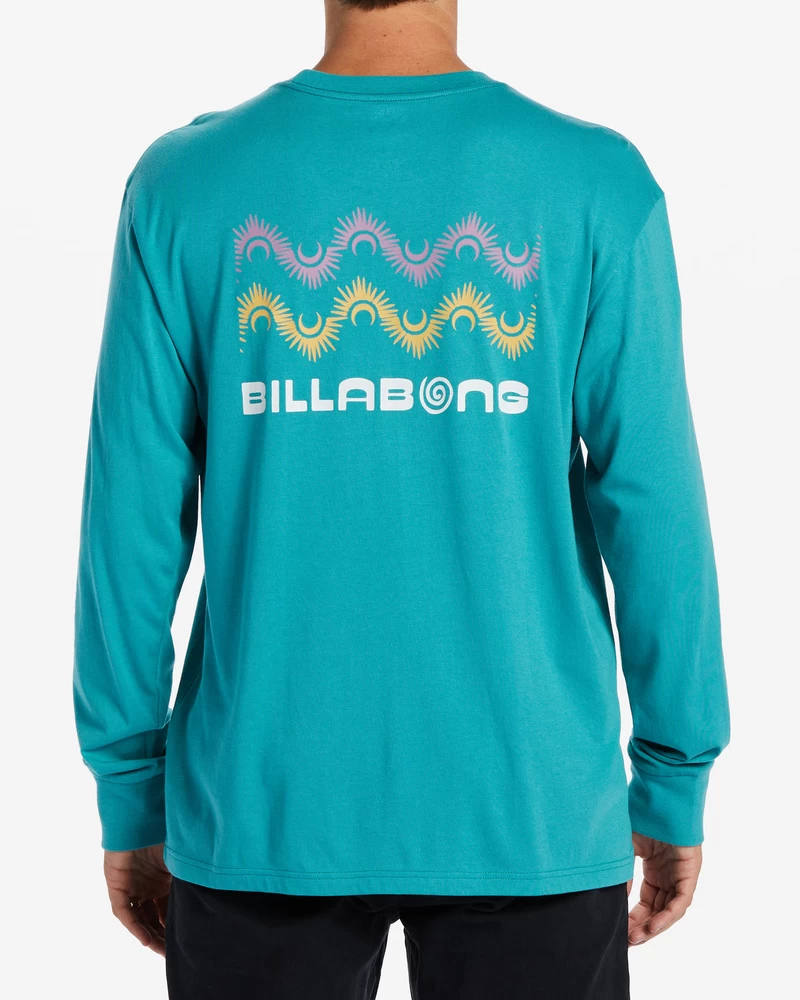 Billabong Fragment T-shirt Met Lange Mouwen - Zeegroen