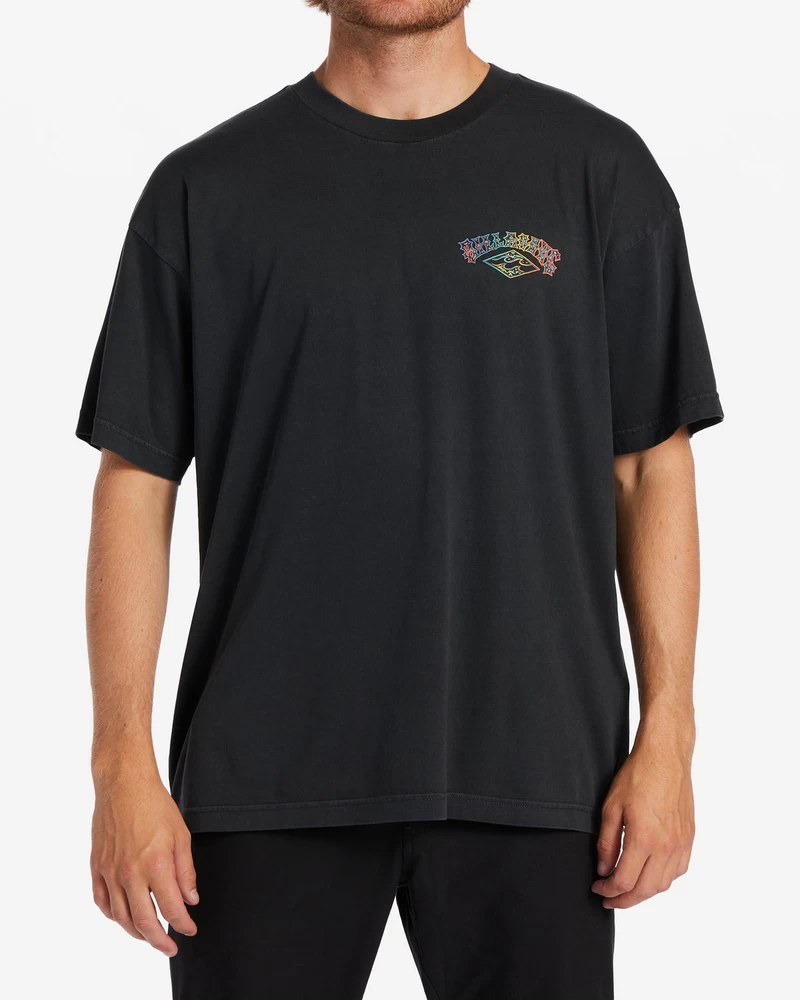 Billabong Arch Wave T-Shirt - Washed Black