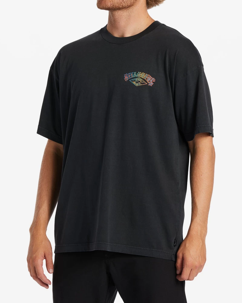 Billabong Arch Wave T-Shirt - Washed Black