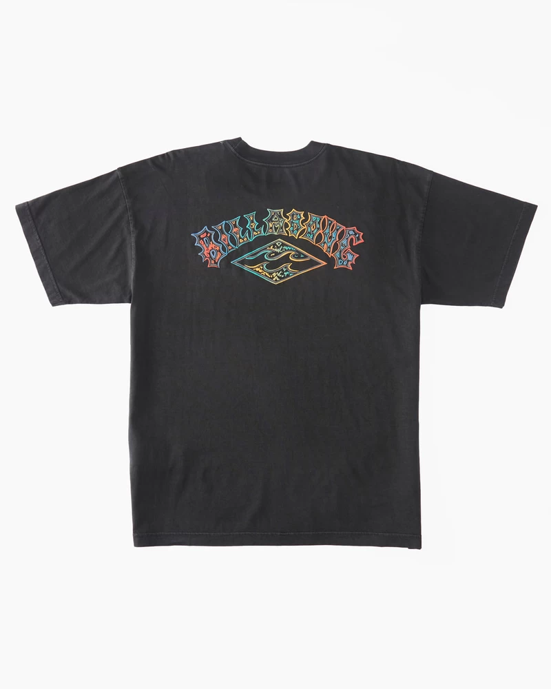 Billabong Arch Wave T-Shirt - Washed Black