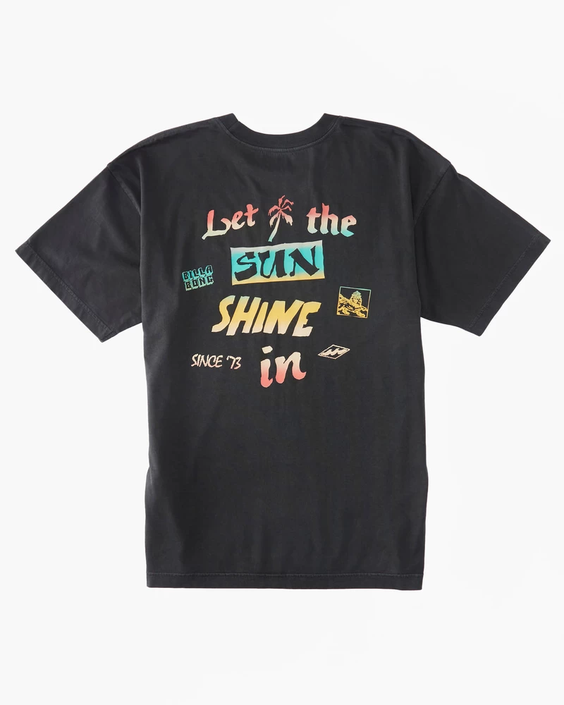 Billabong Let It Shine T-Shirt - Washed Black