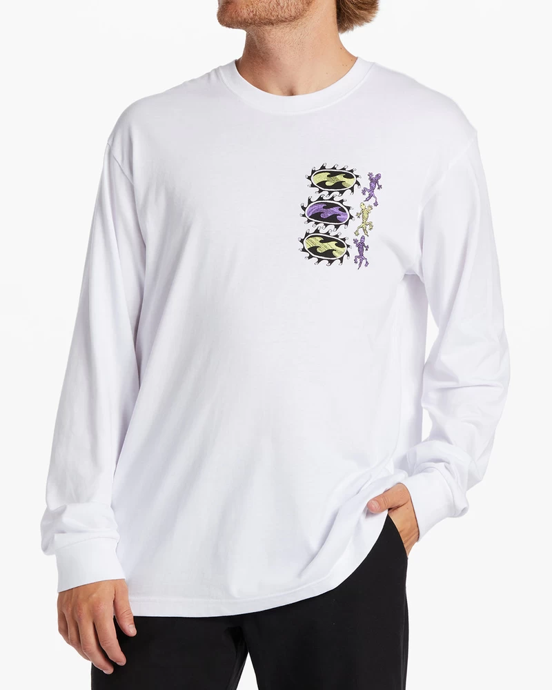 Billabong Surround Pikkade Varrukatega T-särk - Valge