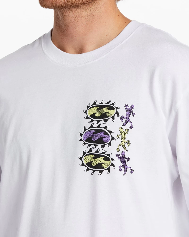 Billabong Surround Pikkade Varrukatega T-särk - Valge