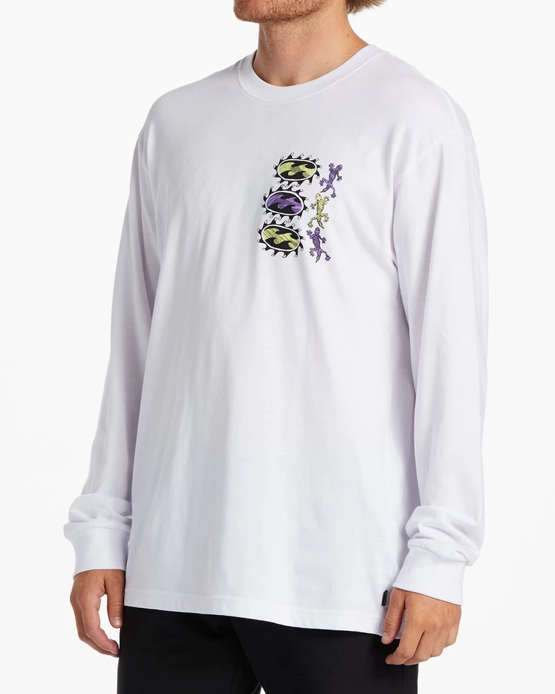 Billabong Surround Pikkade Varrukatega T-särk - Valge