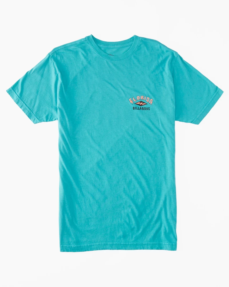 Billabong Flamingo Arch T-Shirt - Seagreen