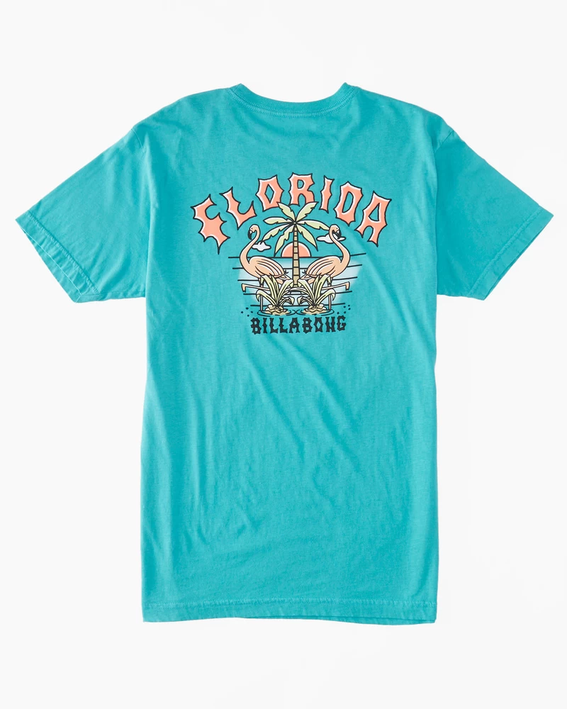 Billabong Flamingo Bue T-shirt - Havgrøn