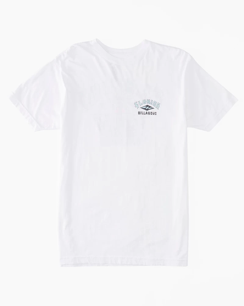 Billabong Flamingo Arch T-Shirt - White