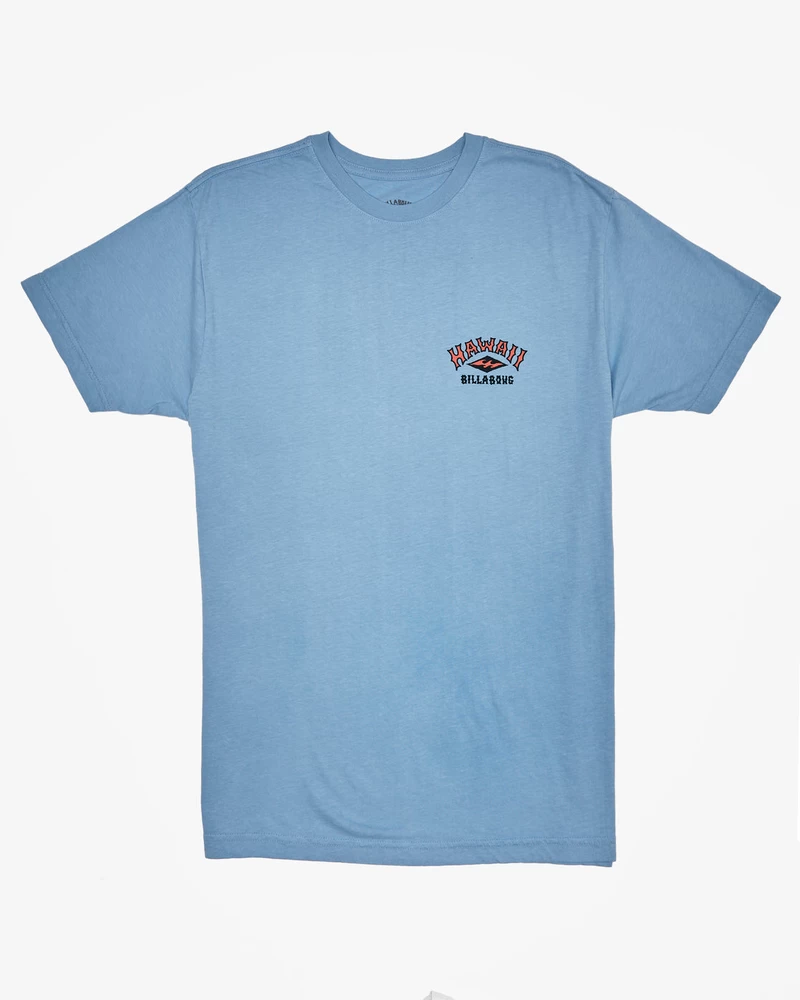 Billabong Volcano Arch T-Shirt - Washed Blue