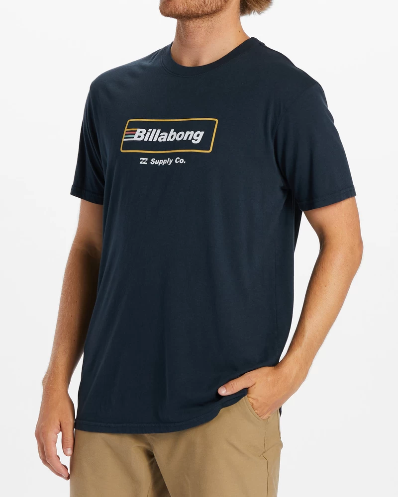 Billabong Walled Ii Short Sleeve T-Shirt - Navy