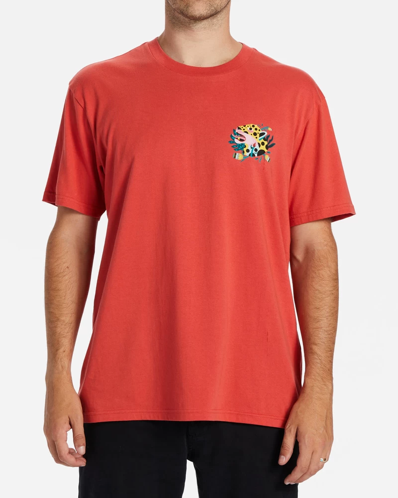Billabong Jaguar T-Shirt - Coral