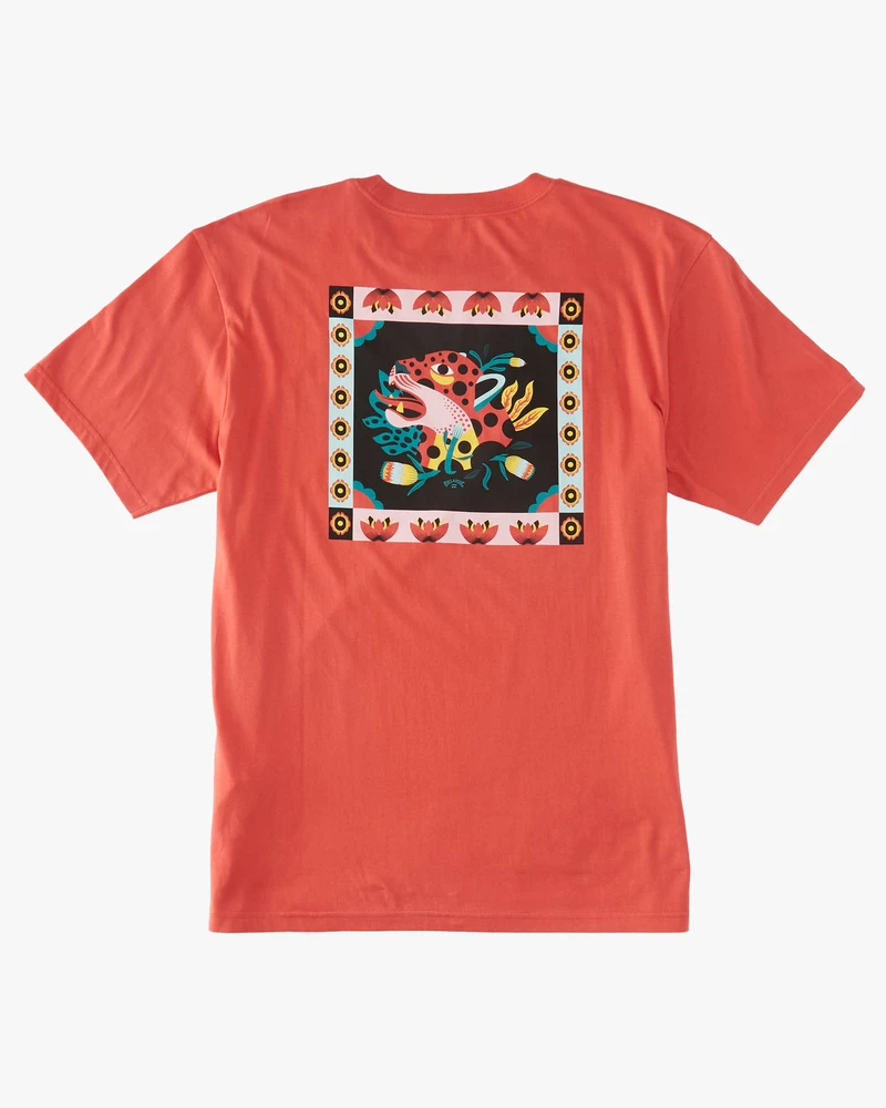 Billabong Jaguar T-Shirt - Coral