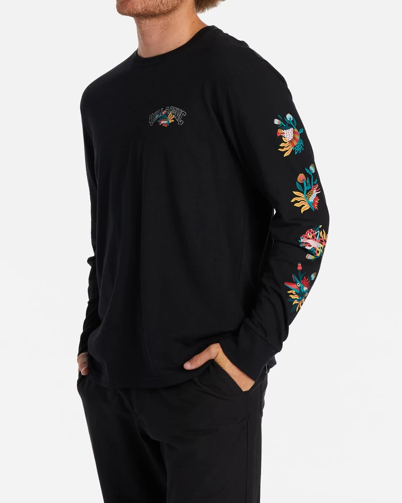 Billabong Fauna Long Sleeve T-Shirt - Black