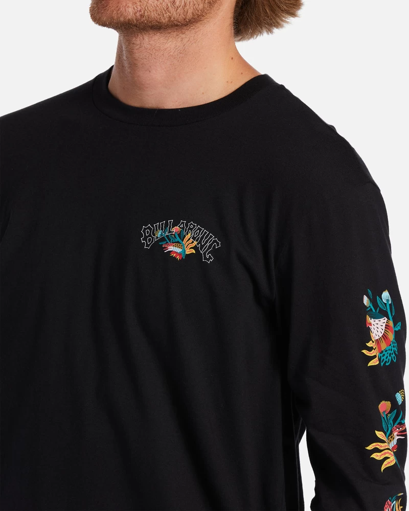 Billabong Fauna Long Sleeve T-Shirt - Black