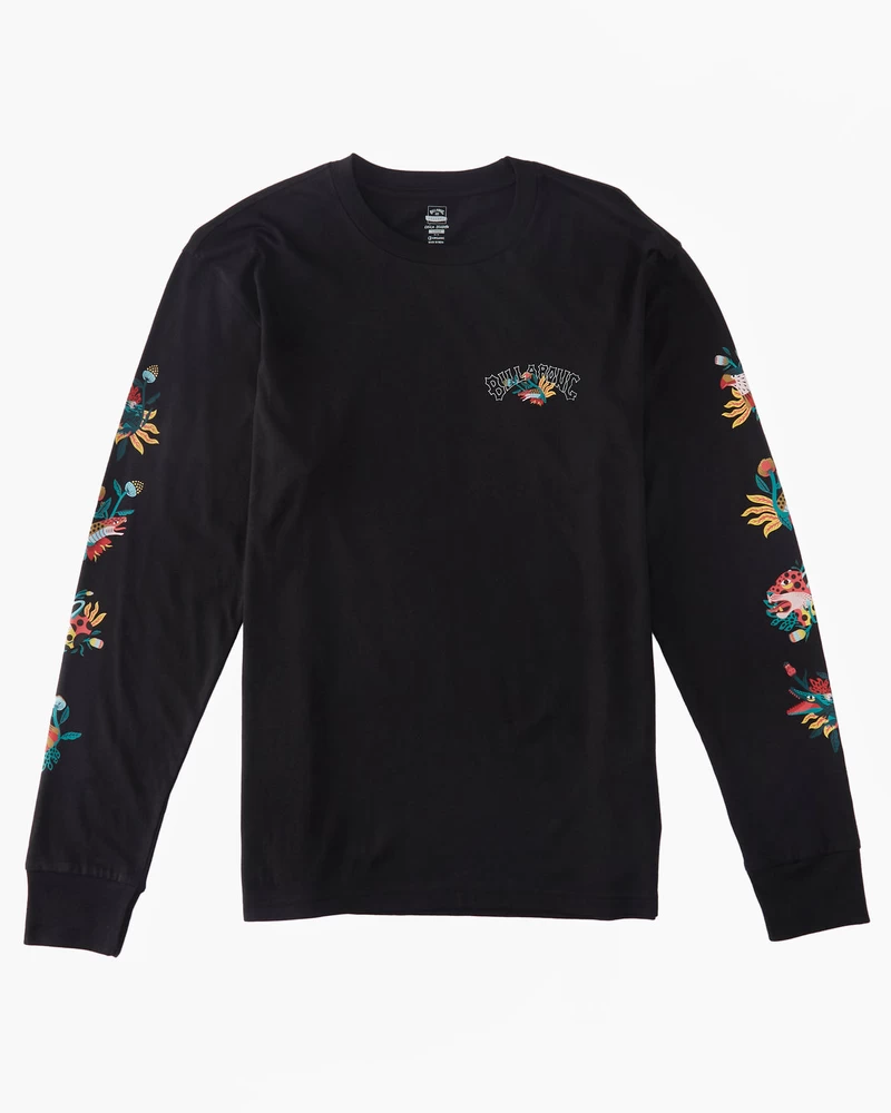 Billabong Fauna Long Sleeve T-Shirt - Black