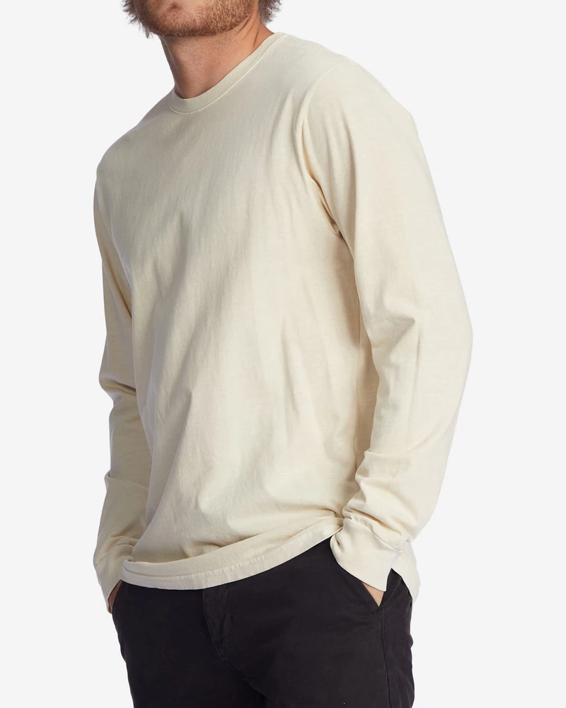 Billabong Essential Wave Washed Long Sleeve T-Shirt - Bone