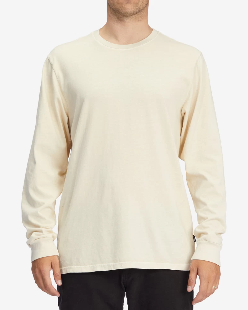 Billabong Essential Wave Washed Long Sleeve T-Shirt - Bone