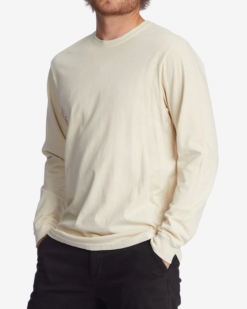 Billabong Essential Wave Washed Long Sleeve T-Shirt - Bone