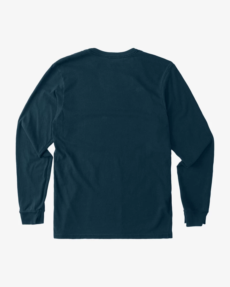 Billabong Essential Wave Washed Long Sleeve T-Shirt - Navy