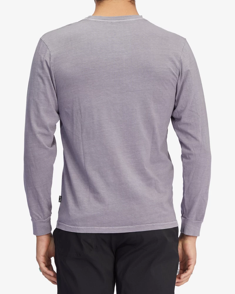 Billabong Essential Wave Washed Long Sleeve T-Shirt - Purple Haze